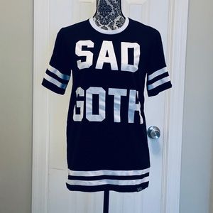 Killstar Sad Goth Hockey Shirt